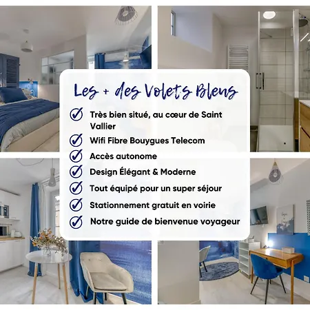 Les Volets Bleus - Centre - Wifi By Cle Hotes Saint-Vallier (Drome)